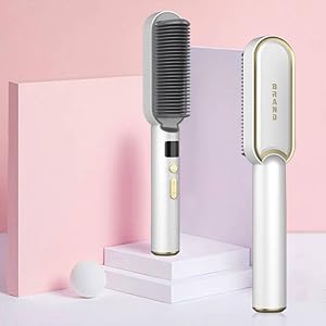 HAIR STRAIGHTENER COMB BRUSH