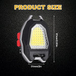 COB Keychain Light With Cigarette Lighter