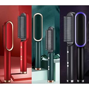 HAIR STRAIGHTENER COMB BRUSH