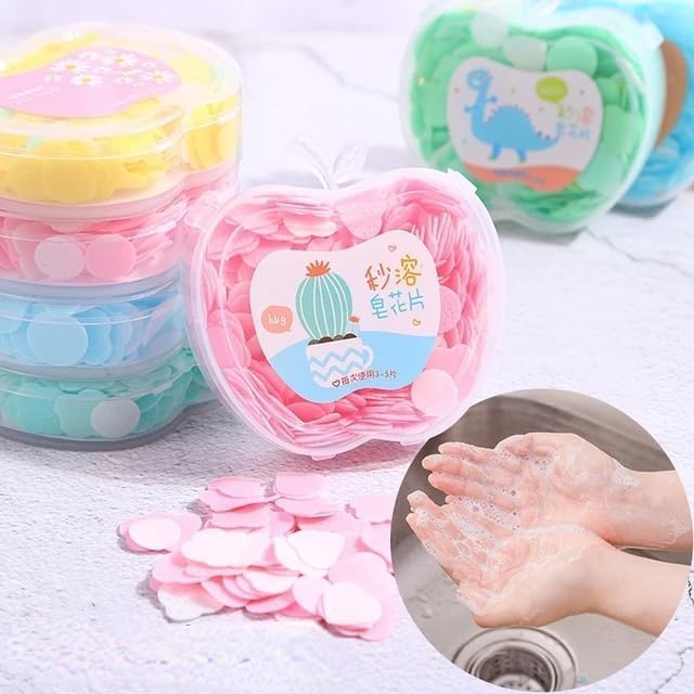 Apple Shape Paper Soap(PACK OF 2)