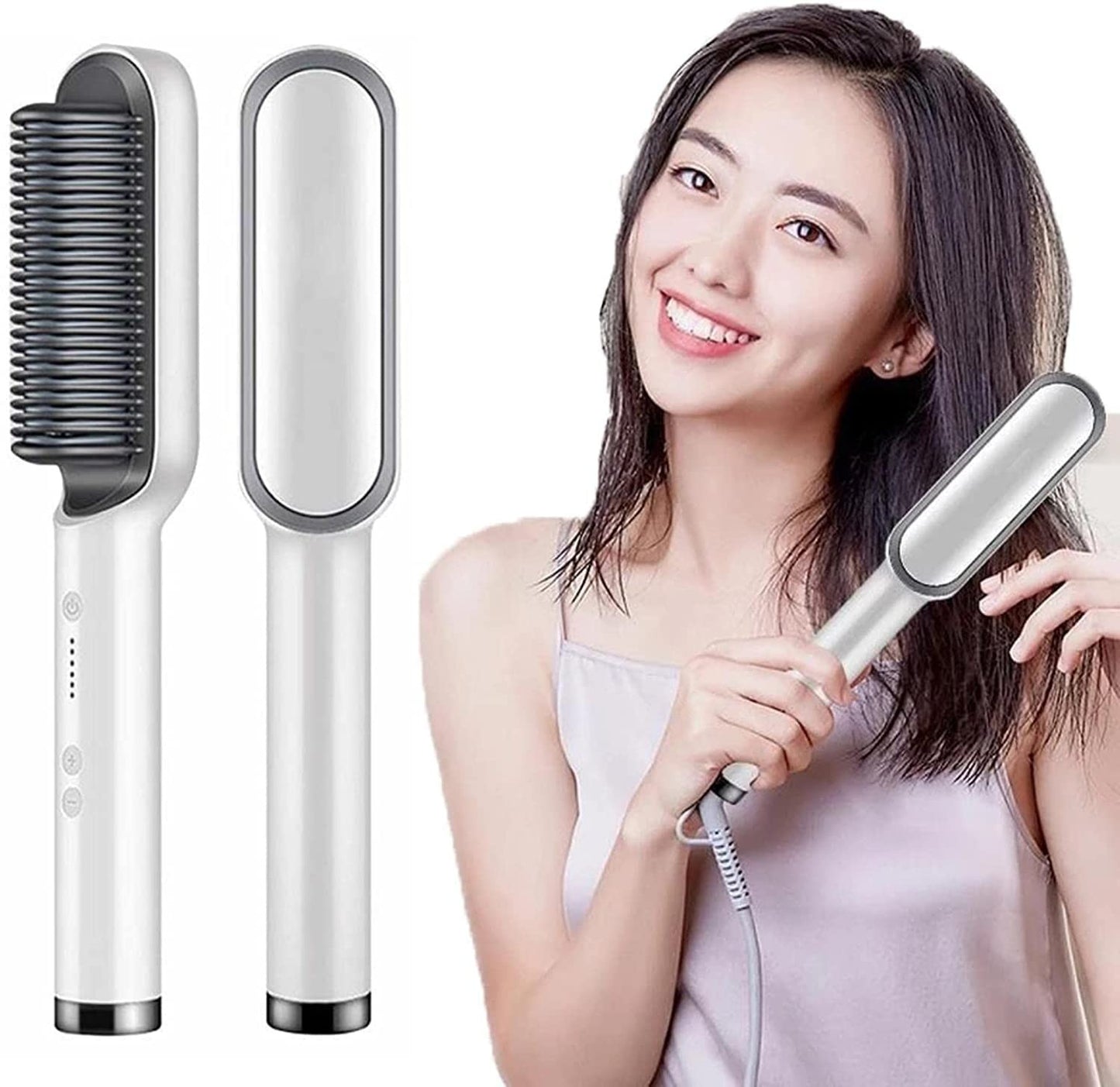 HAIR STRAIGHTENER COMB BRUSH