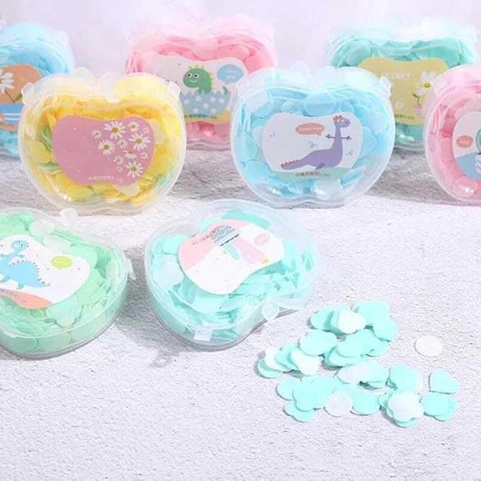 Apple Shape Paper Soap(PACK OF 2)