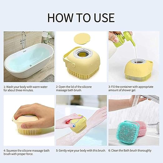 Silicon Shower Body Bath Brush