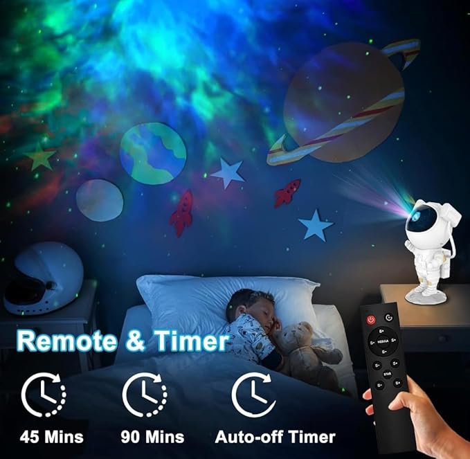 Homeguru Astronaut Galaxy Projector Light