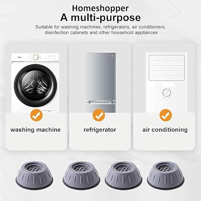 HOMEGURU WASHING MACHINE PAD(PACK OF 4)