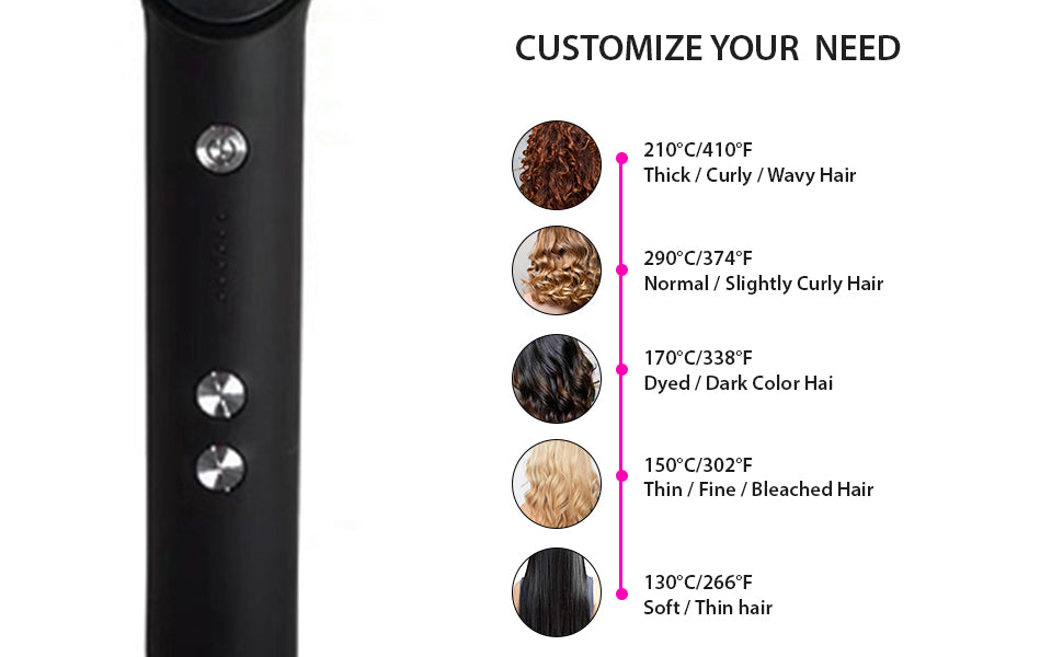 HAIR STRAIGHTENER COMB BRUSH