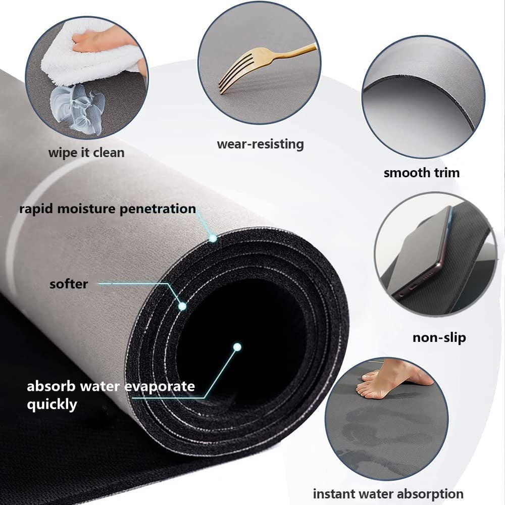 KITCHEN FLOOR MAT 2 PCS (40*60CM)(40*120CM)