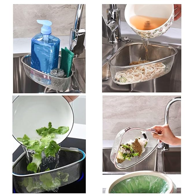 Homeguru Triangle Sink Strainer Stainless Steel