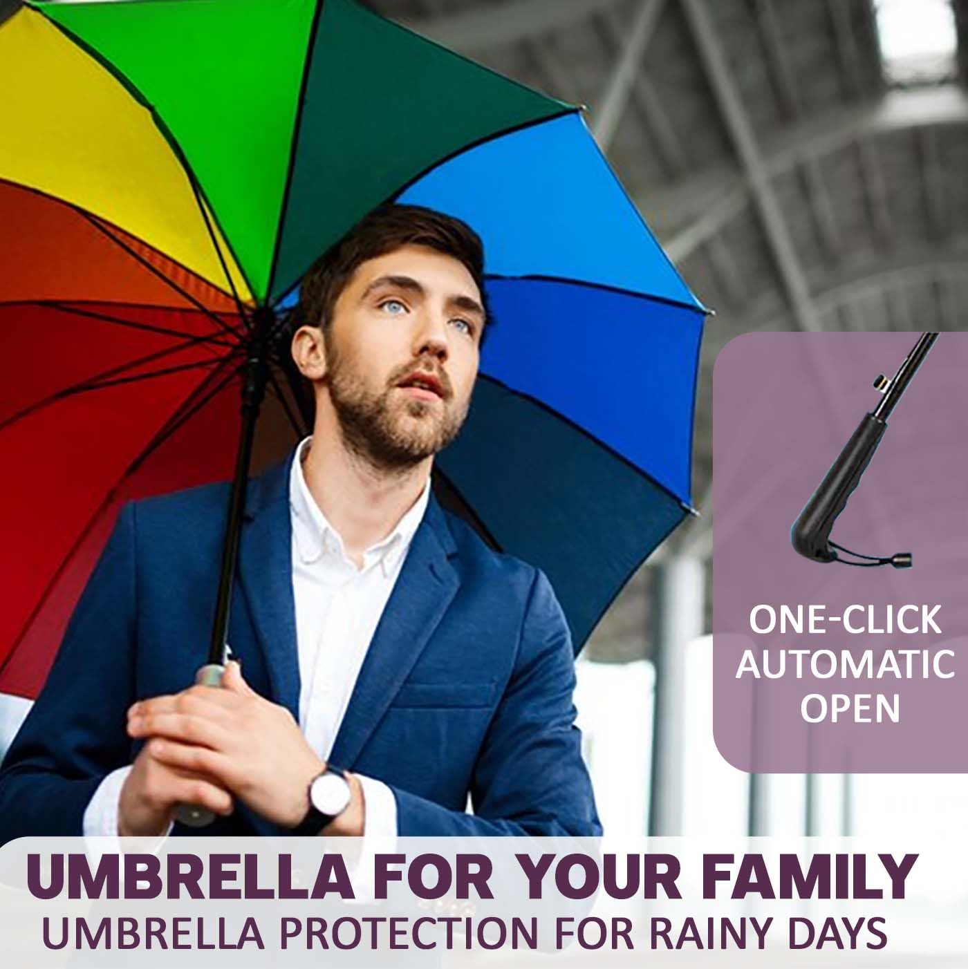 Homeguru Rainbow Umbrella