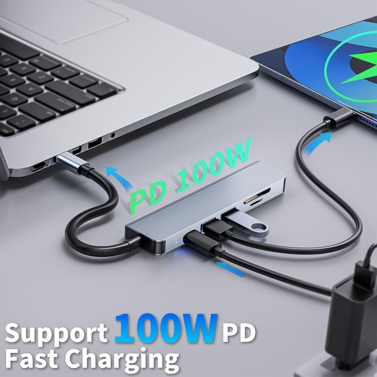 6 In 1 USB C HUB