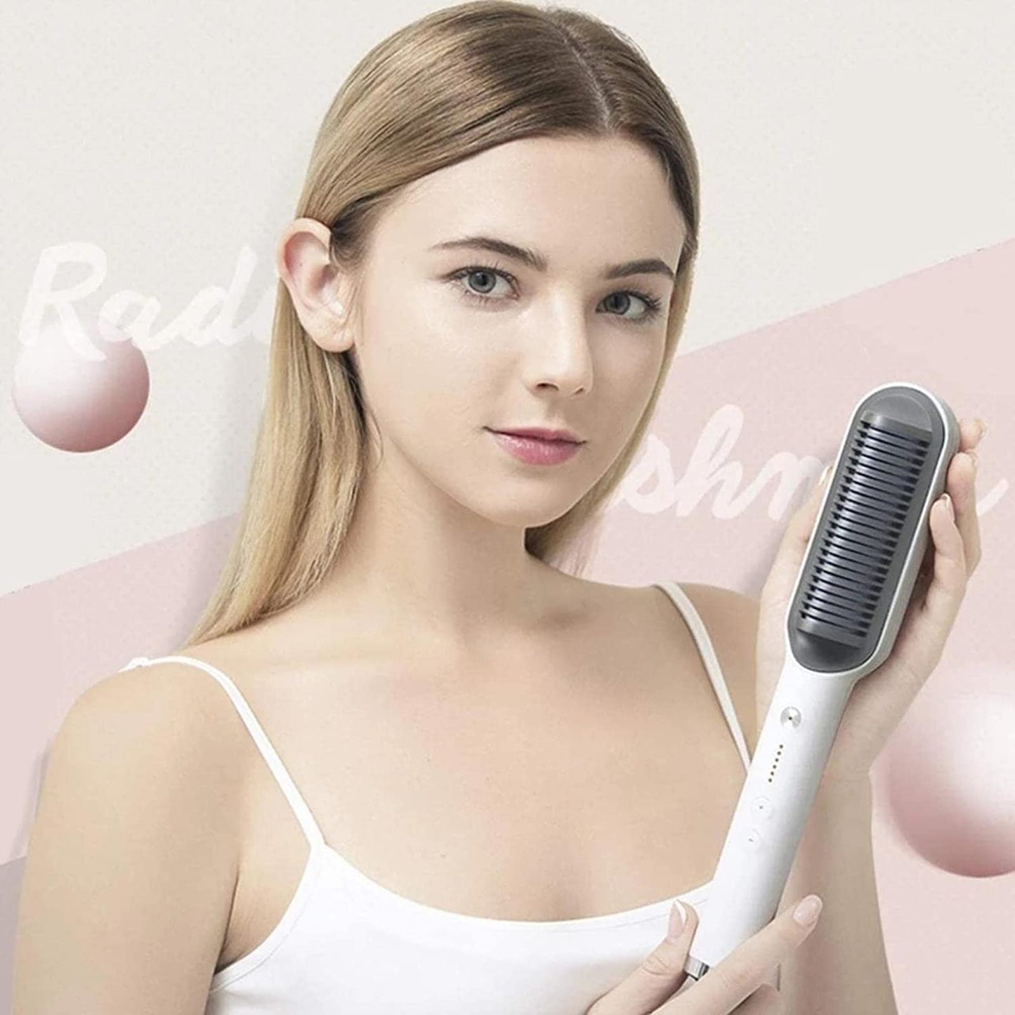 HAIR STRAIGHTENER COMB BRUSH