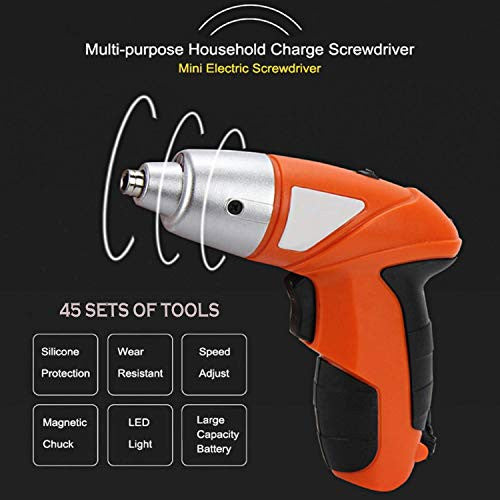45 Pcs Recharageble Drill And Screwdriver