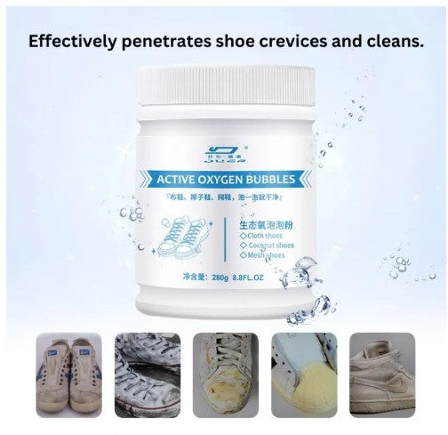 Oxygen Bubble & Powder Mesh Cloth Shoe Cleaner 280g
