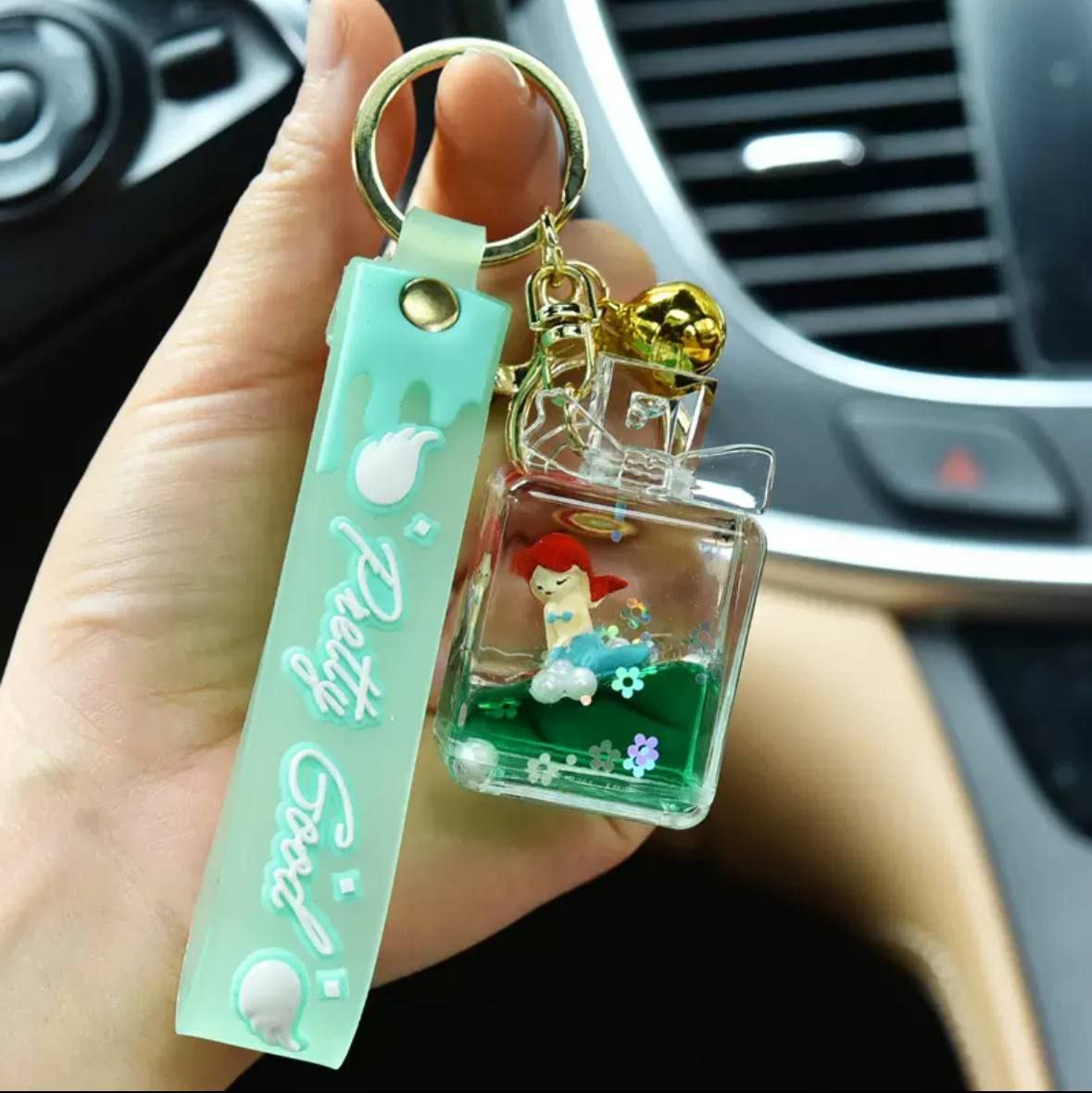 Liquid Floating keychain