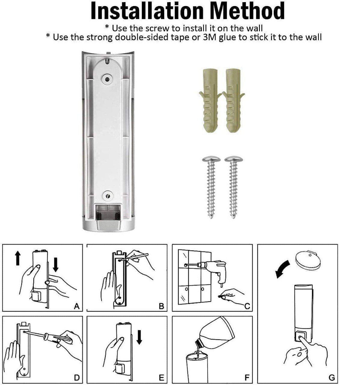 Wall Mounted Liquid Soap Dispenser Machine – Perfect for Wash Basin & Bathroom