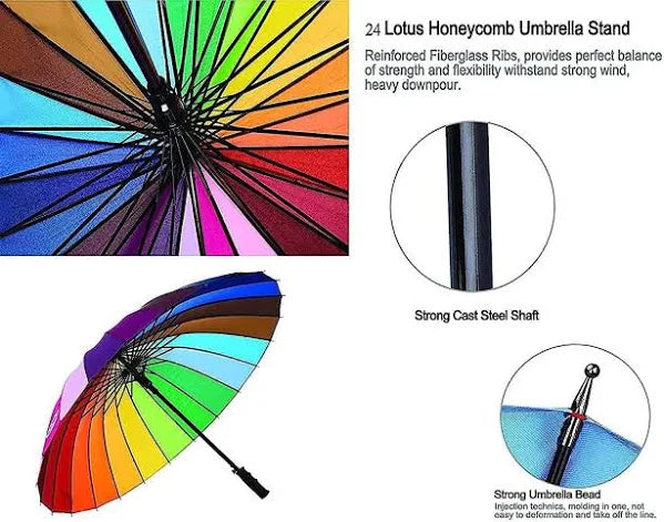 Homeguru Rainbow Umbrella