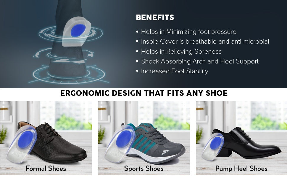 BLUE GEL INSOLE HEEL INSOLE