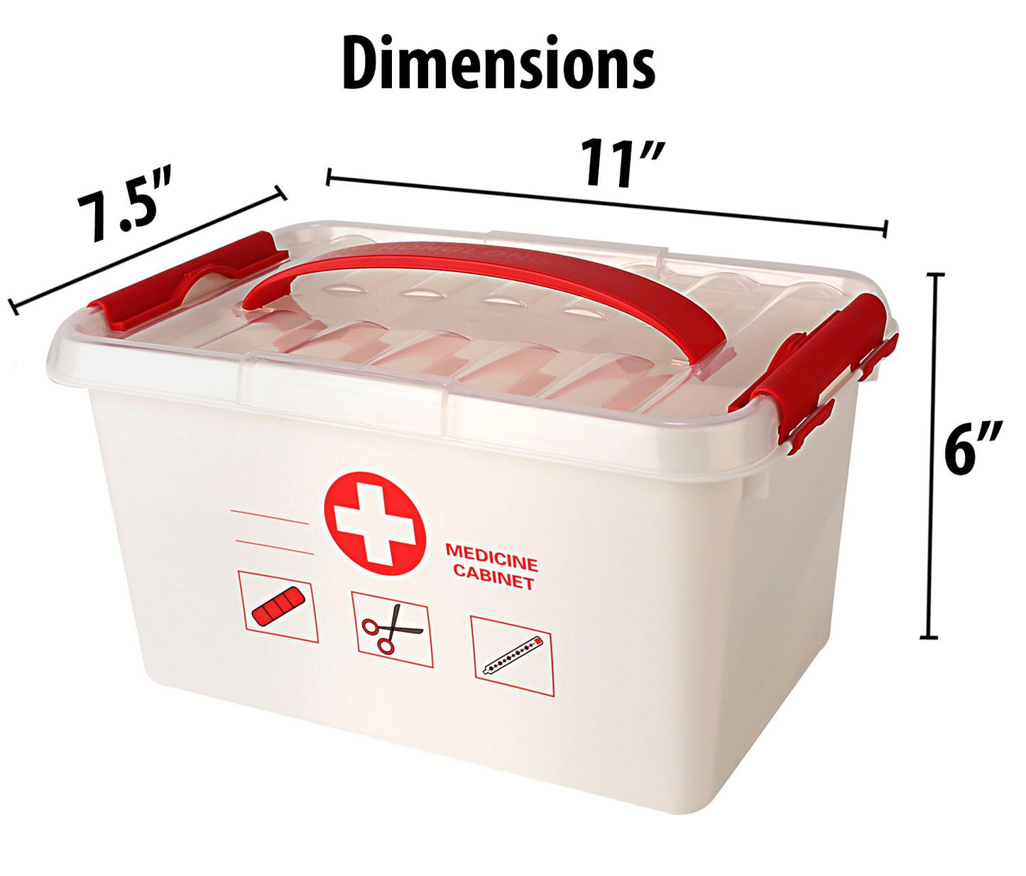 Medical Box Double Side Lock