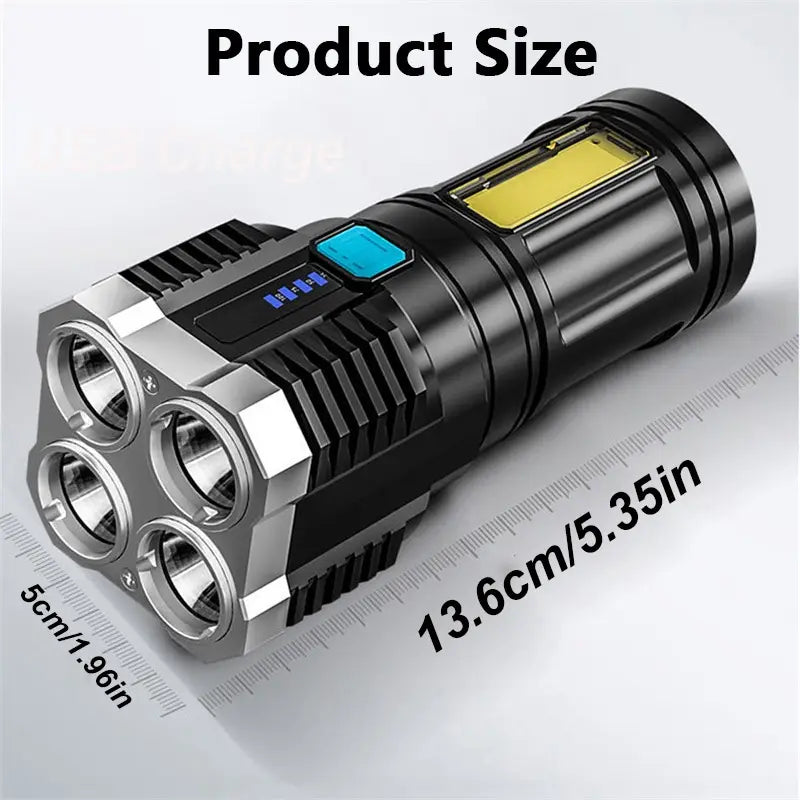 4 Core Super Bright Flashlight