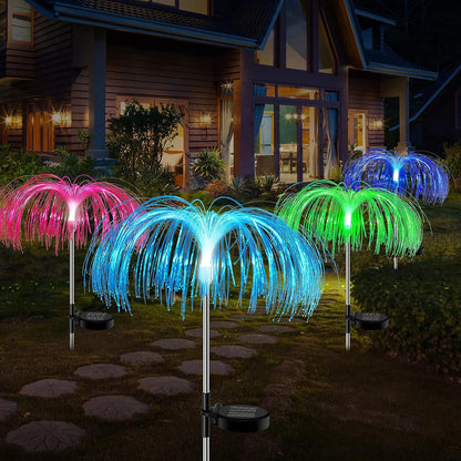 FOUNTAIN SOLAR LAWN LAMP (2 PCS SET) garden light