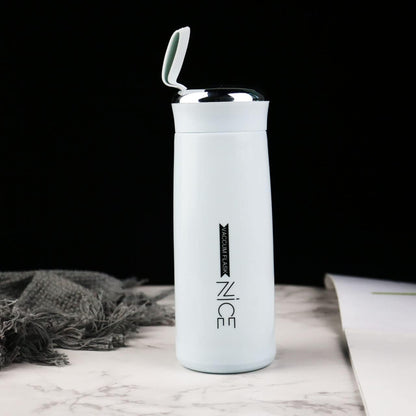 Vaccum Flask Glass Water Bottle/Hot and Cold Thermoware Mini Water Bottle (400ml)
