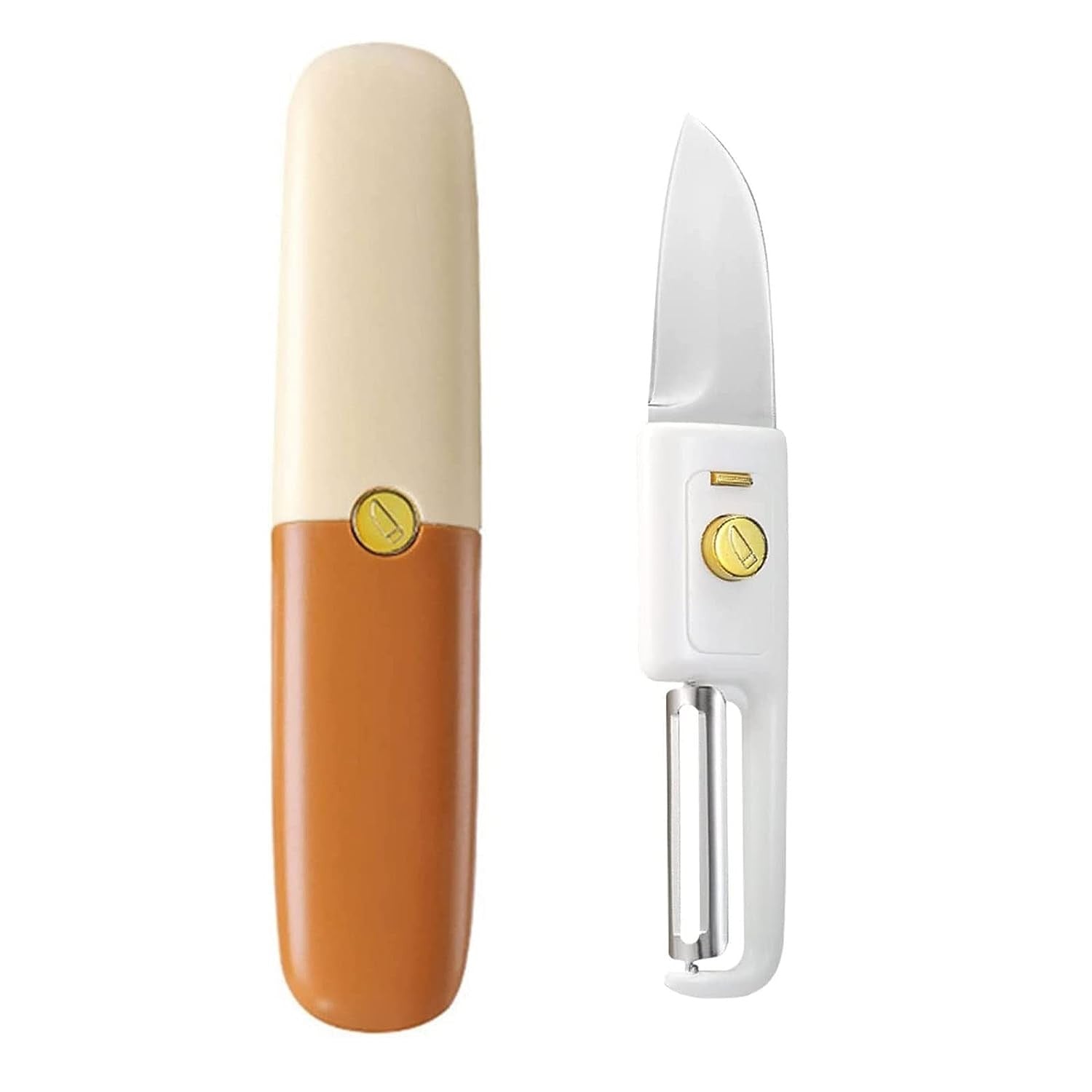 2 in 1 Multifunctional Stainless Steel Fruit Knife Peeler