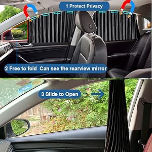 Car Curtain 4 Pcs Set