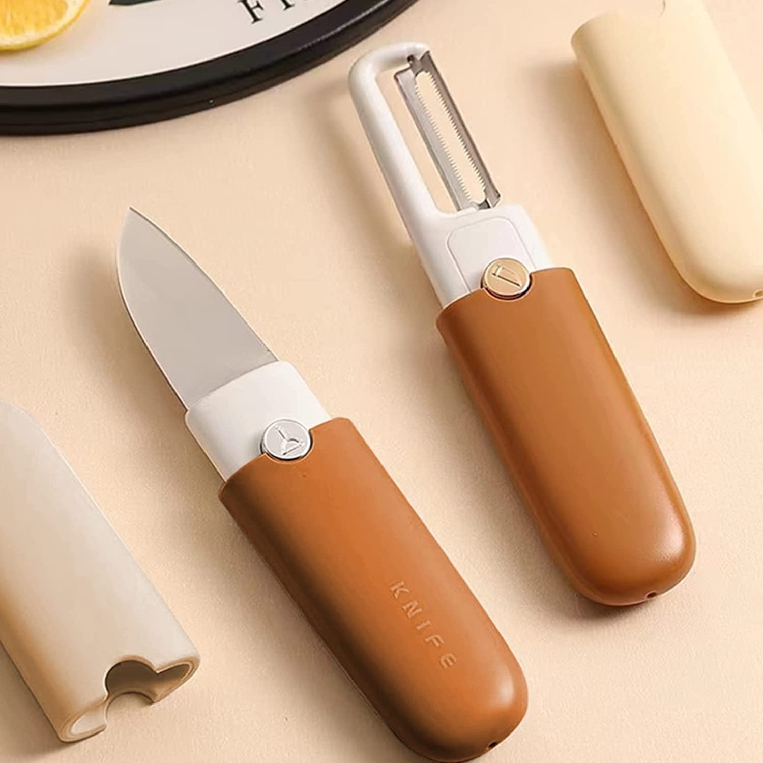 2 in 1 Multifunctional Stainless Steel Fruit Knife Peeler