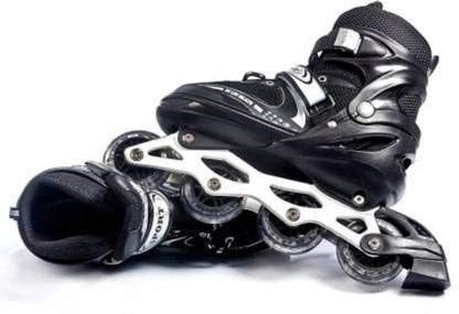 Skating Shoes Inline Skates Light Up Wheels LED Flashing Roller Skates