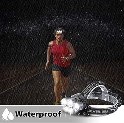 k85 5 Led Headlamp Flashlight 6 Modes