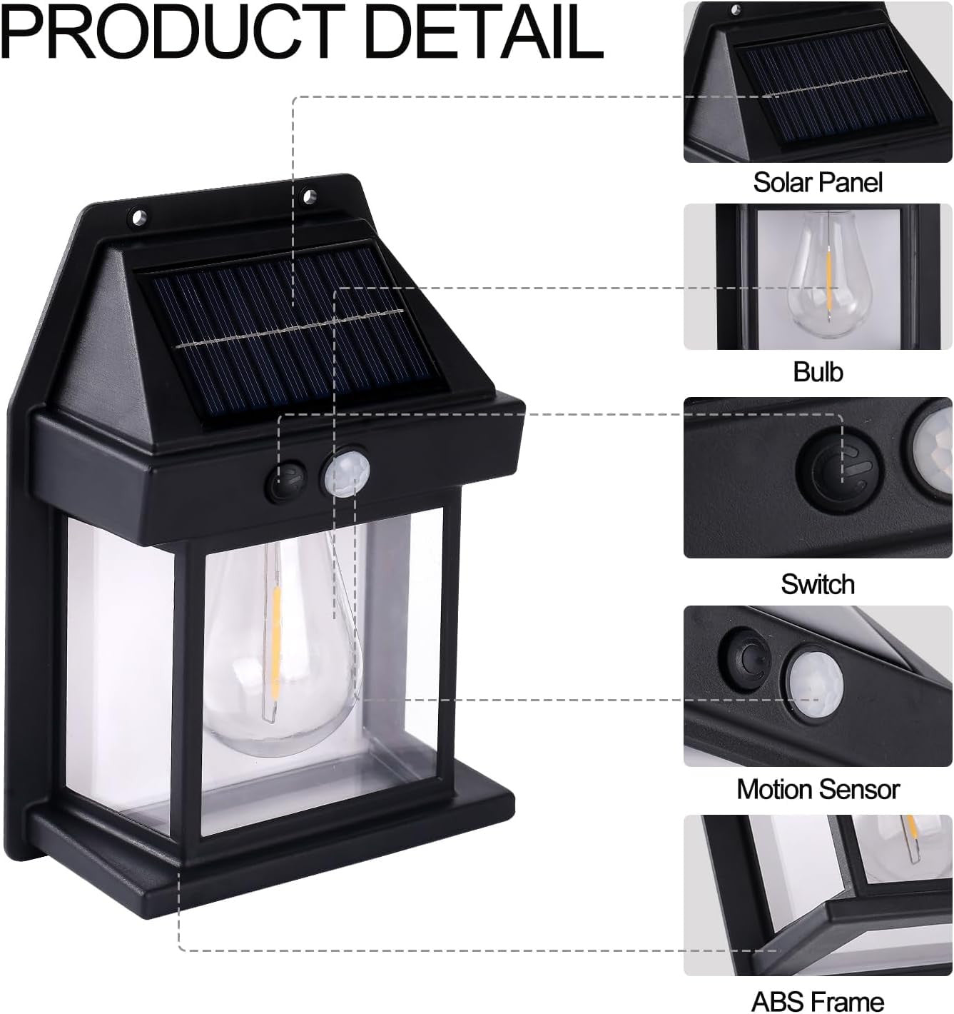 Solar Wall Bulb Lamp