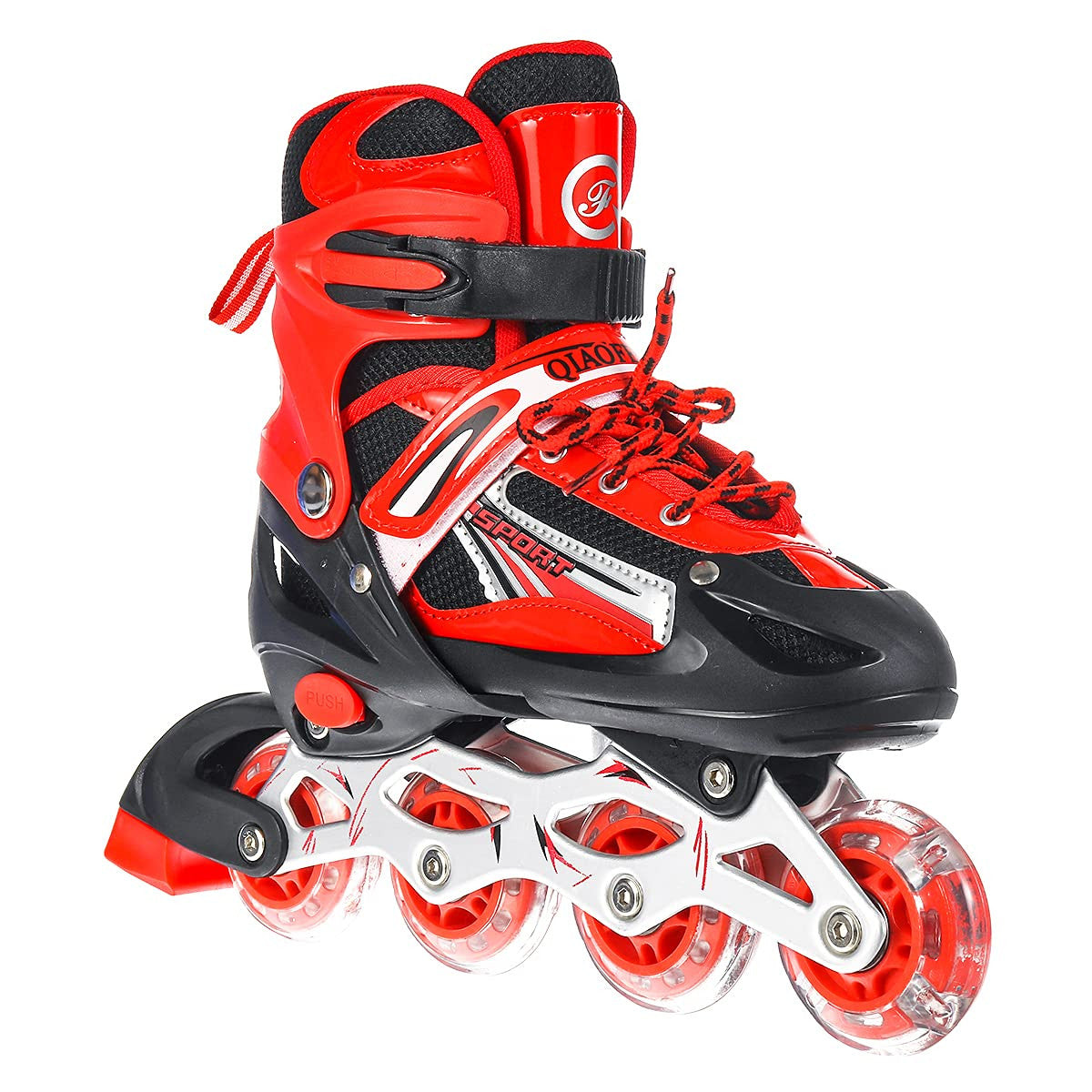 Skating Shoes Inline Skates Light Up Wheels LED Flashing Roller Skates