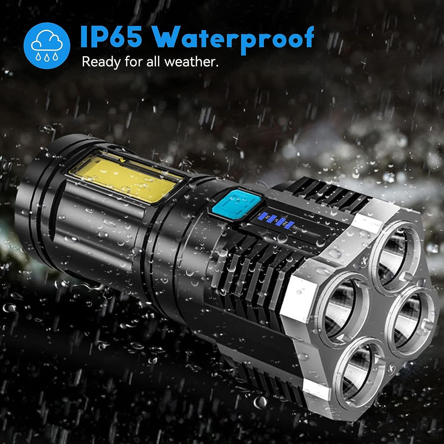 4 Core Super Bright Flashlight