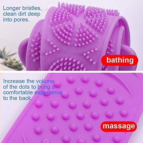 Silicone Bath Belt Towel Body Scrubber