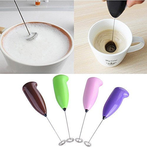 Coffee beater Stainless Steel Battery Operated Portable Hand Blender
