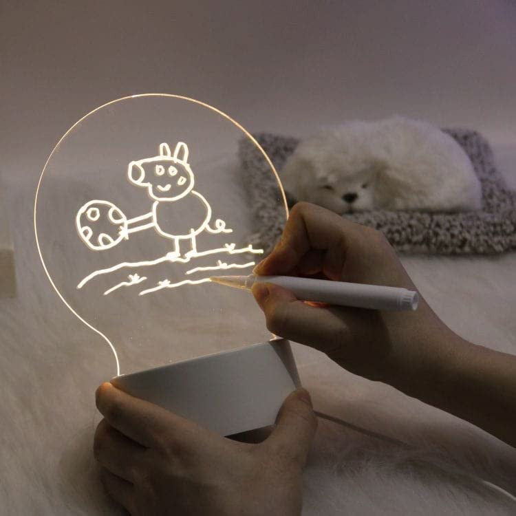 ACRYLIC MESSAGE BOARD ROUND
