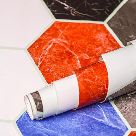 HEXA Gonal Marble Wallpaper Foil Sticker