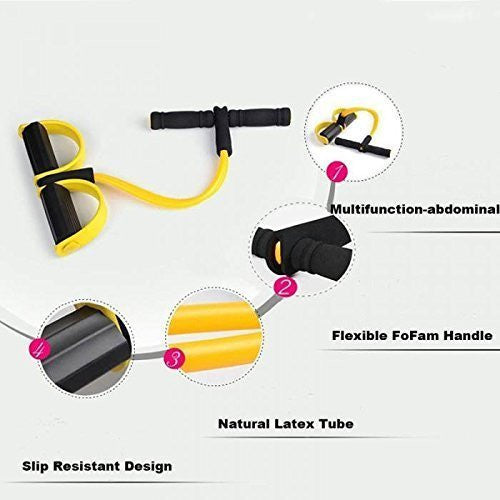 Pull Reducer Training Bands 4 Tubes Body Trimmer Pedal