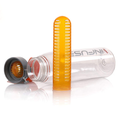 Infuse Plastic Water Bottle, 800 ml, Yellow/Orange
