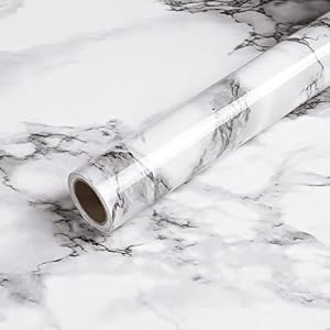 Homeguru White Dark Premium Wall Stickers DIY Wallpaper