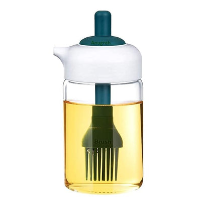 HOMEGURU 2 IN 1 OIL DISPENSER JAR WITH OIL BRUSH