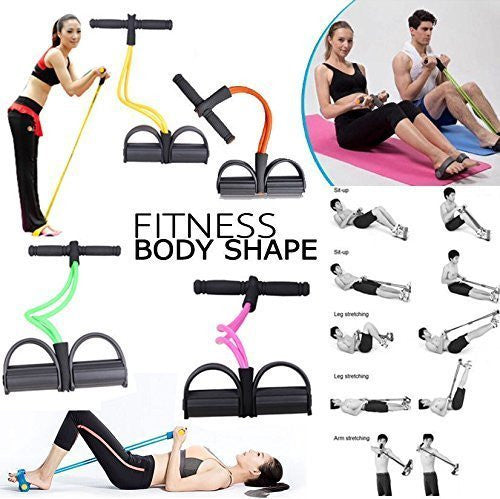 Pull Reducer Training Bands 4 Tubes Body Trimmer Pedal