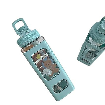 Kawaii Water Bottle Square Drinking Bottle