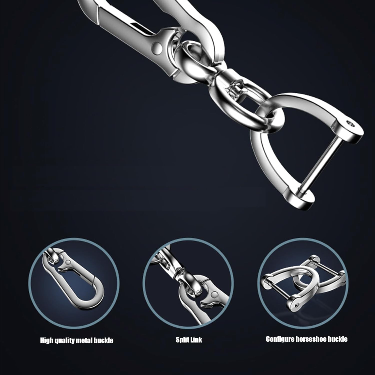 Anti-Lost Car Keychains With Phone Number Tag Metal Keychain