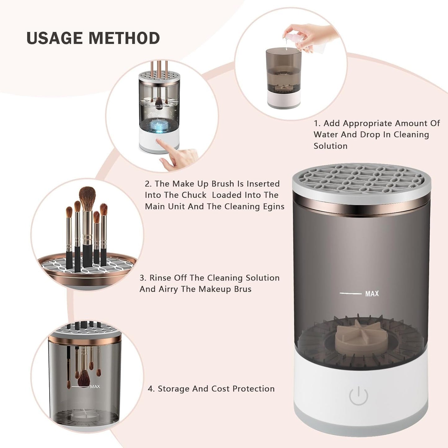 New Electric Makeup Brush Cleaner
