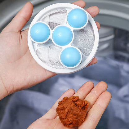 Washing Machine Floating Lint Mesh Bag Net Hair Filter Remover