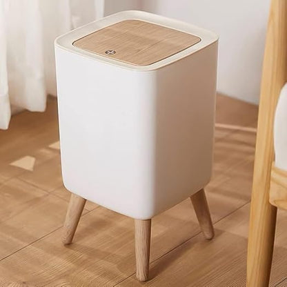 Homeguru Pedal Dustbin with Large Capacity Bathroom, Bedroom, and Living Room (Square)