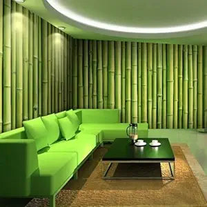 New PVC Self-Adhesive Wallpaper DIY Wall Stickers (45 x 500 cm) (JE-Green Bamboo Wallpaper)