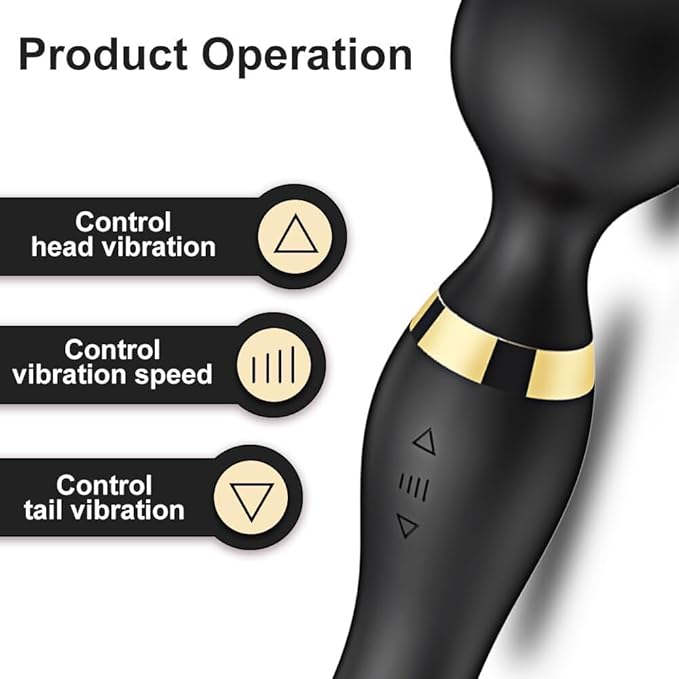 DOUBLE VIBRETOR BODY MASSAGER