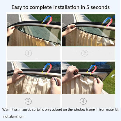 Car Curtain 4 Pcs Set